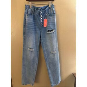 New Flamingo | Pants & Jeans | Women’s Relaxed Exposed Button Fly High Rise Dist